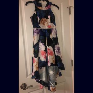 Girls Easter High Low Floral Gown